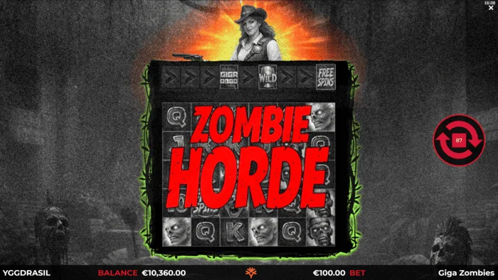 Giga Zombies - horde zombies op de rollen